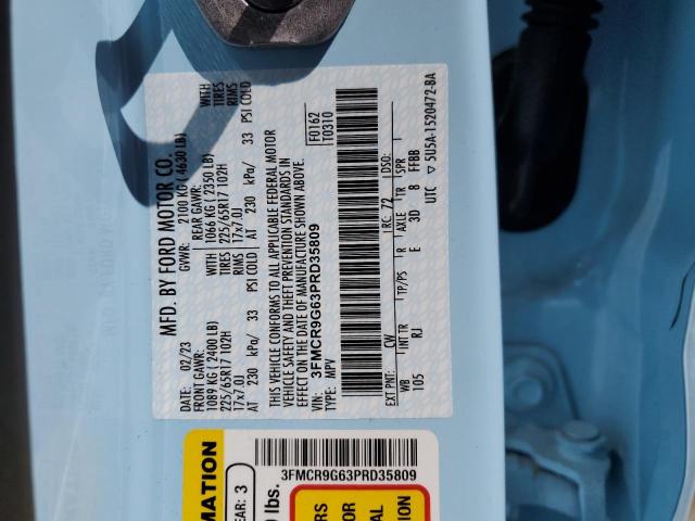 2023 FORD BRONCO SPO - 3FMCR9G63PRD35809