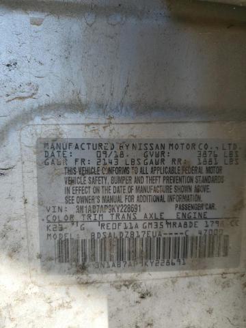 2019 NISSAN SENTRA S 3N1AB7AP9KY228691