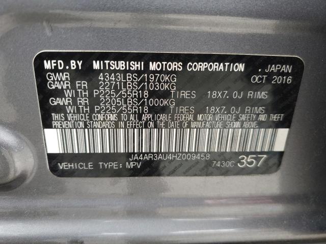 2017 MITSUBISHI OUTLANDER - JA4AR3AU4HZ009458