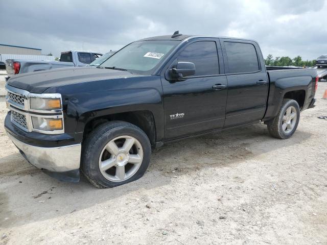 CHEVROLET SILVERADO 2015 black crew pic gas 3GCPCREH1FG220499 photo #1