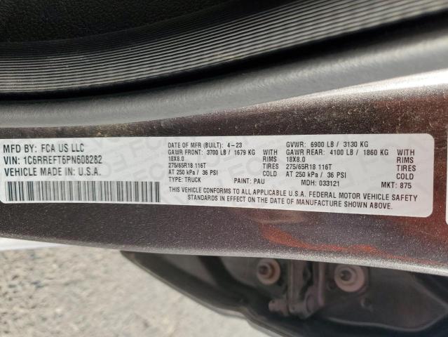 2023 RAM 1500 BIG H - 1C6RREFT6PN608282