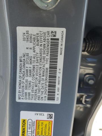 2024 HONDA CIVIC SPOR 2HGFE2F52RH555696