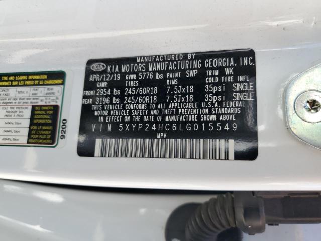 2020 KIA TELLURIDE - 5XYP24HC6LG015549