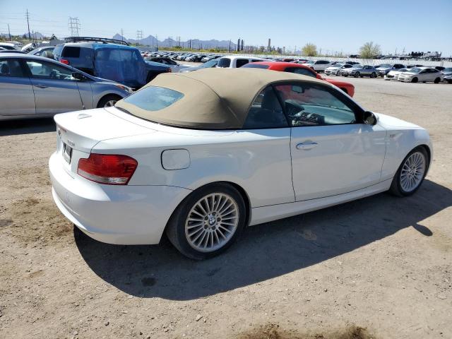 BMW 128 I 2008 white converti gas WBAUL73588VE88802 photo #4