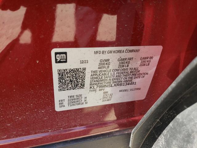 2024 CHEVROLET TRAILBLAZE - KL79MNSLXRB134481