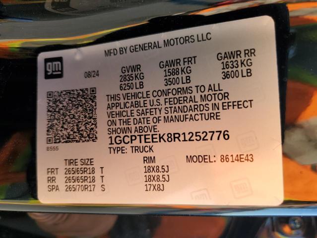 2024 CHEVROLET COLORADO T - 1GCPTEEK8R1252776