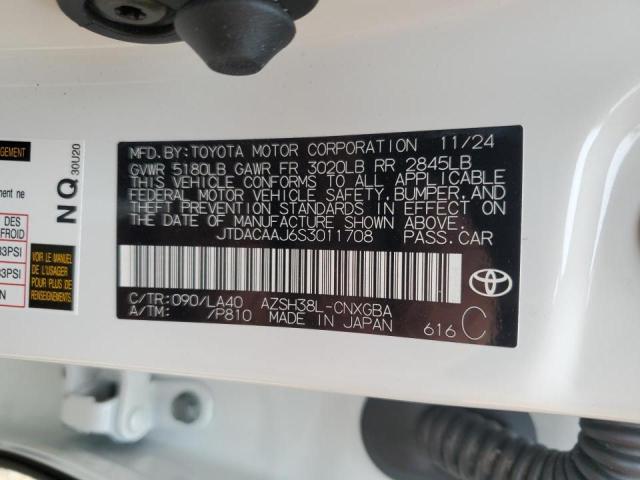 2025 TOYOTA CROWN SIGN JTDACAAJ6S3011708