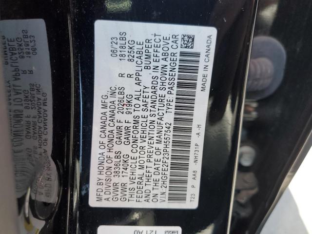 2023 HONDA CIVIC LX - 2HGFE2F23PH557542