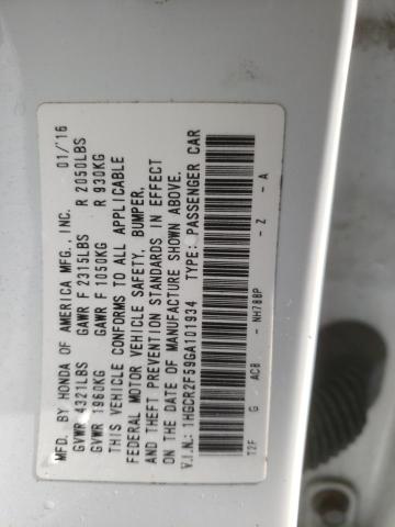 2016 HONDA ACCORD SPO - 1HGCR2F59GA101934