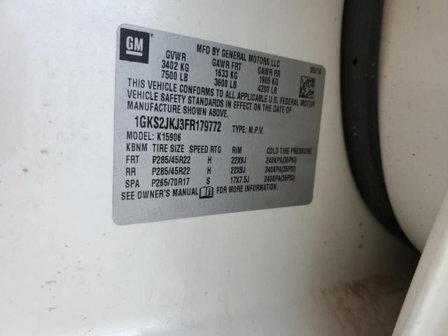 2015 GMC YUKON XL D - 1GKS2JKJ3FR179772