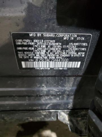 2025 SUBARU FORESTER JF2SLDAC2SH447600
