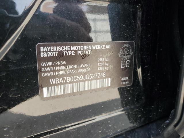 2018 BMW 750 XI - WBA7B0C59JG527248