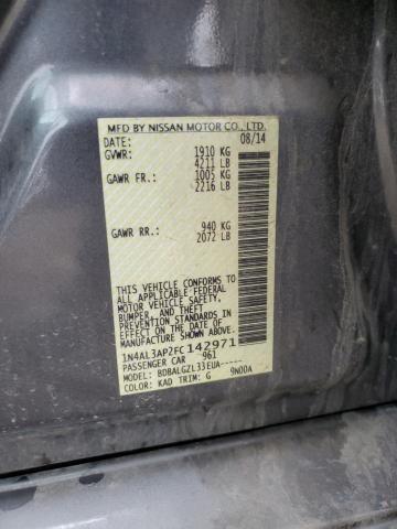 2015 NISSAN ALTIMA 2.5 - 1N4AL3AP2FC142971