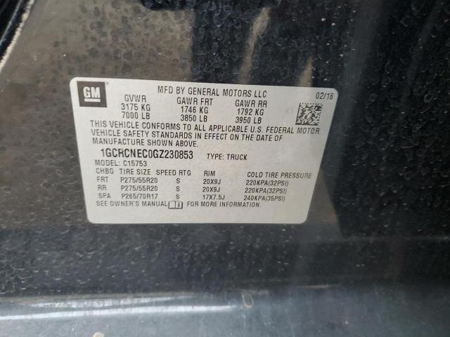 2016 CHEVROLET SILVERADO - 1GCRCNEC0GZ230853