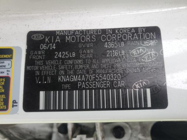 2015 KIA OPTIMA LX - KNAGM4A70F5540320