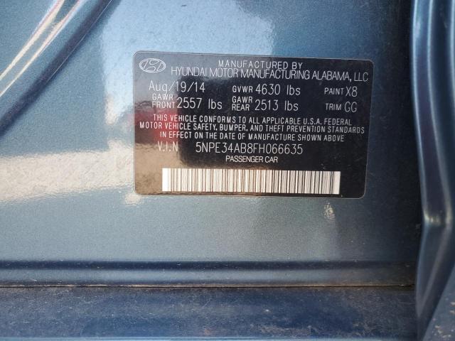 2015 HYUNDAI SONATA SPO 5NPE34AB8FH066635