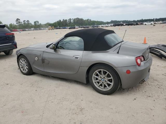 BMW Z4 2.5 2005 gray  gas 4USBT33515LS56978 photo #3