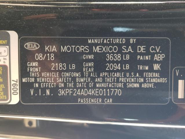 2019 KIA FORTE FE - 3KPF24AD4KE011770