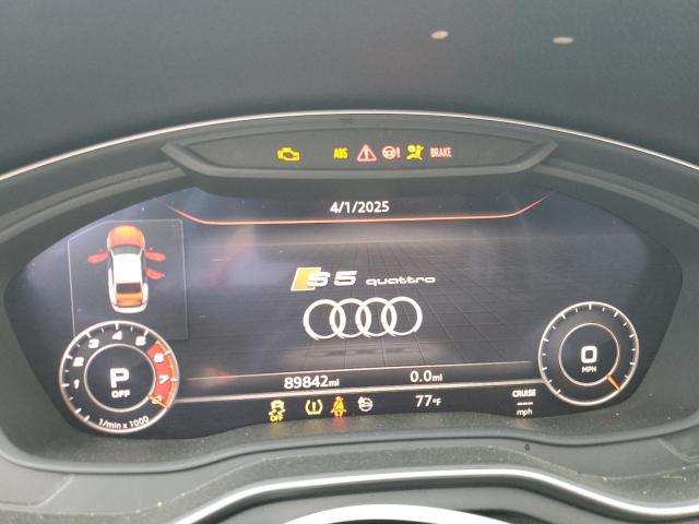 2018 AUDI S5 PRESTIG WAUC4DF54JA037508