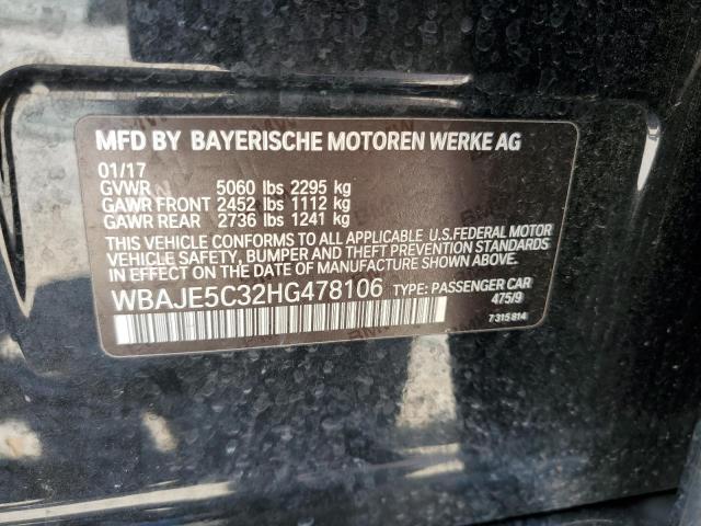 2017 BMW 540 I - WBAJE5C32HG478106