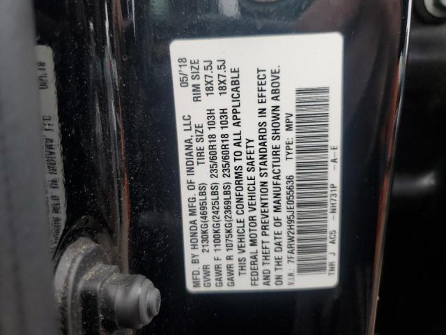 2018 HONDA CR-V TOURI - 7FARW2H95JE055636