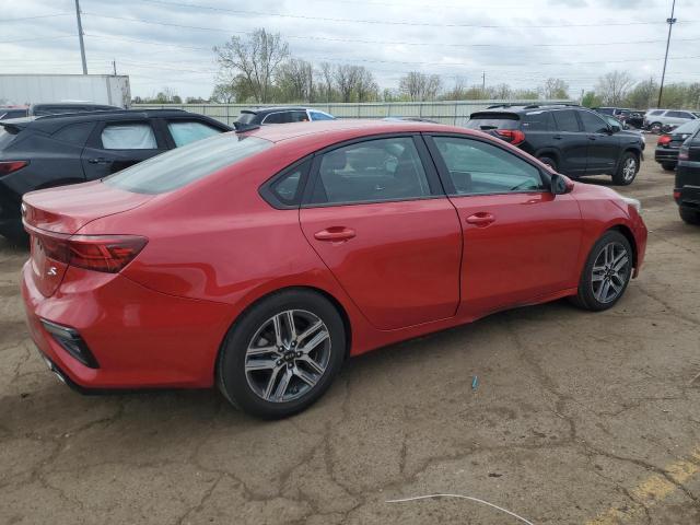 Vin: 3kpf34ad9ke018100, lot: 53469485, kia forte gt line 20193