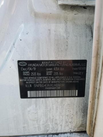 2020 HYUNDAI SONATA SE - 5NPEG4JAXLH011739