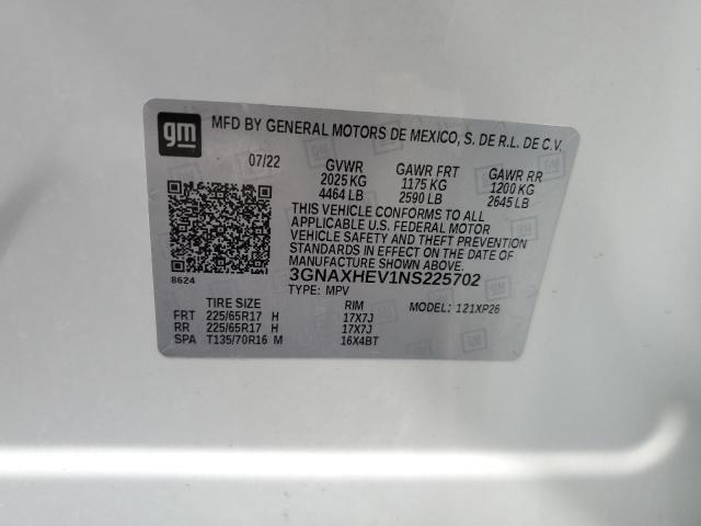 2022 CHEVROLET EQUINOX LS - 3GNAXHEV1NS225702