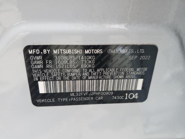 2023 MITSUBISHI MIRAGE G4 - ML32FVFJ2PHF00909