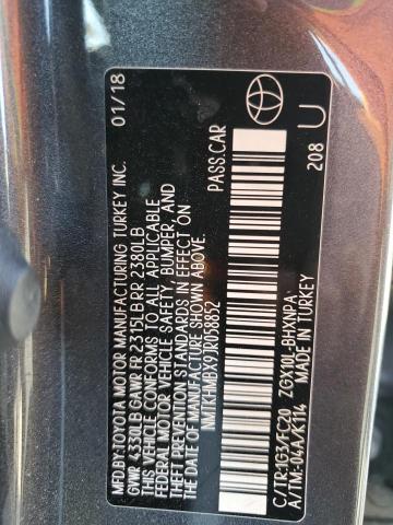 2018 TOYOTA C-HR XLE NMTKHMBX9JR058852