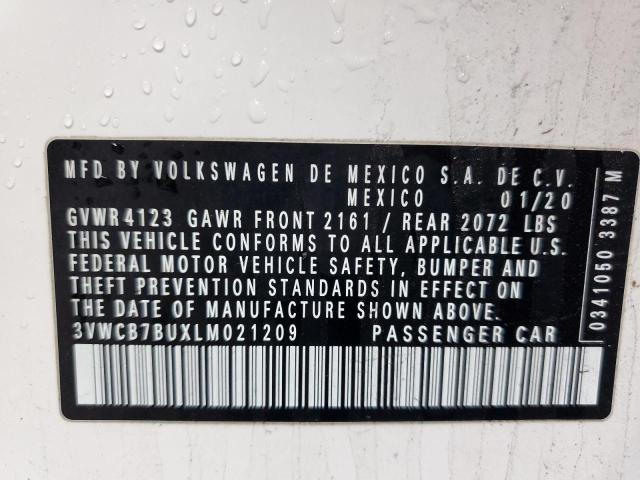 2020 VOLKSWAGEN JETTA S - 3VWCB7BUXLM021209