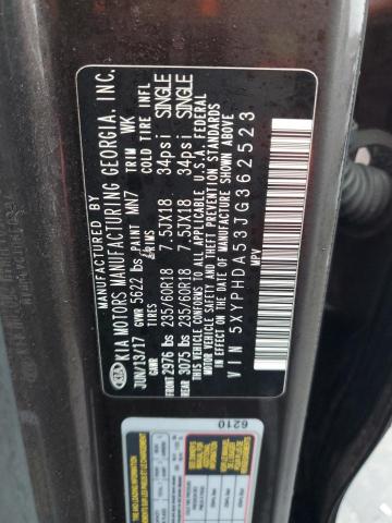 2018 KIA SORENTO EX 5XYPHDA53JG362523