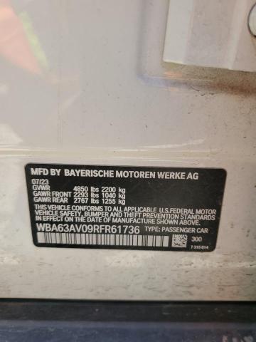 2024 BMW 430I GRAN - WBA63AV09RFR61736