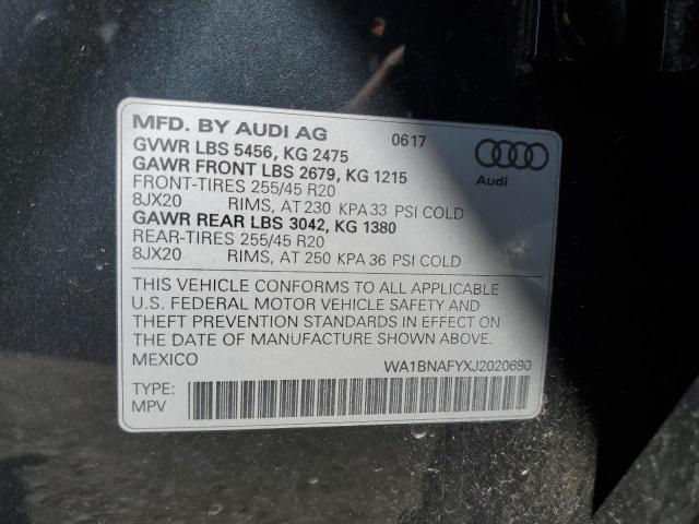 2018 AUDI Q5 PREMIUM - WA1BNAFYXJ2020690