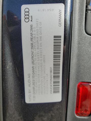 2021 AUDI S5 PREMIUM WAUC4CF59MA018631