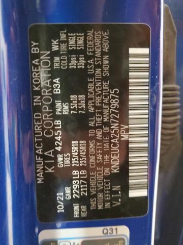 2022 KIA SELTOS NIG KNDEUCA25N7279875