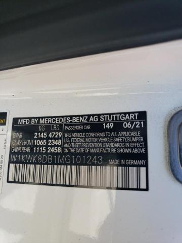 2021 MERCEDES-BENZ C 300 - W1KWK8DB1MG101243