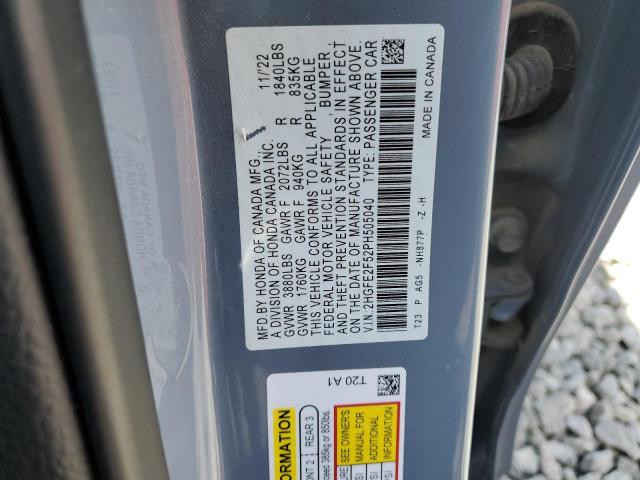 2023 HONDA CIVIC SPOR 2HGFE2F52PH505040