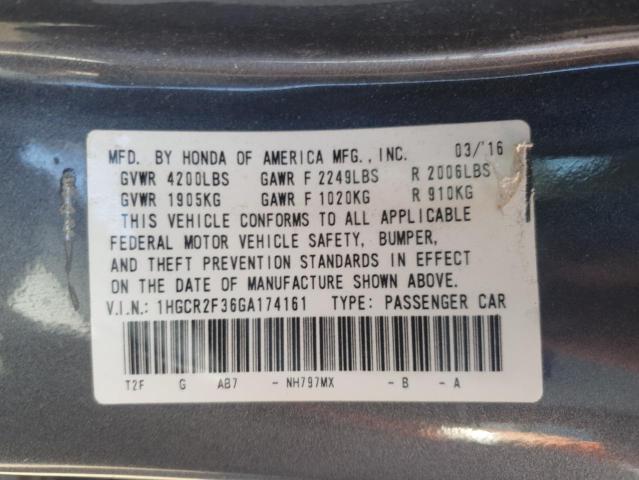 2016 HONDA ACCORD LX - 1HGCR2F36GA174161