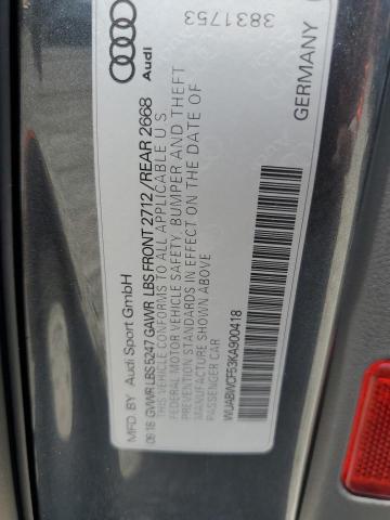 2019 AUDI RS5 - WUABWCF53KA900418
