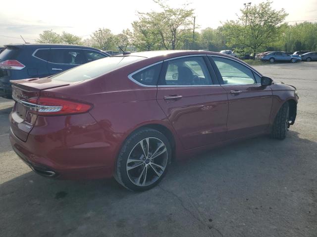 Vin: 3fa6p0k92hr394961, lot: 53338575, ford fusion titanium 20173