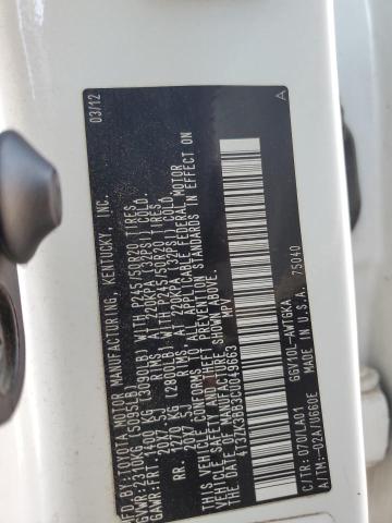 2012 TOYOTA VENZA LE #3268991046