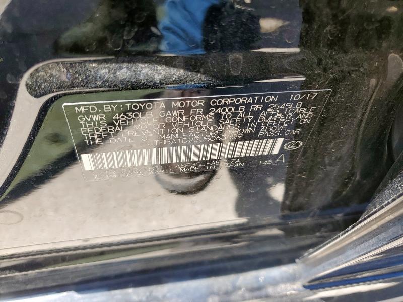 2018 LEXUS IS 300 - JTHBA1D23J5063829