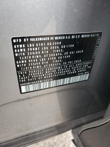 2019 VOLKSWAGEN TIGUAN SE - 3VV3B7AX5KM135570