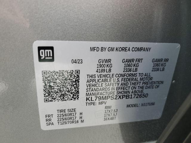 2023 CHEVROLET TRAILBLAZE - KL79MPS2XPB172650