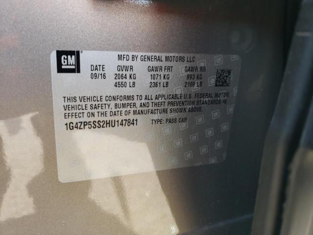2017 BUICK LACROSSE E 1G4ZP5SS2HU147841