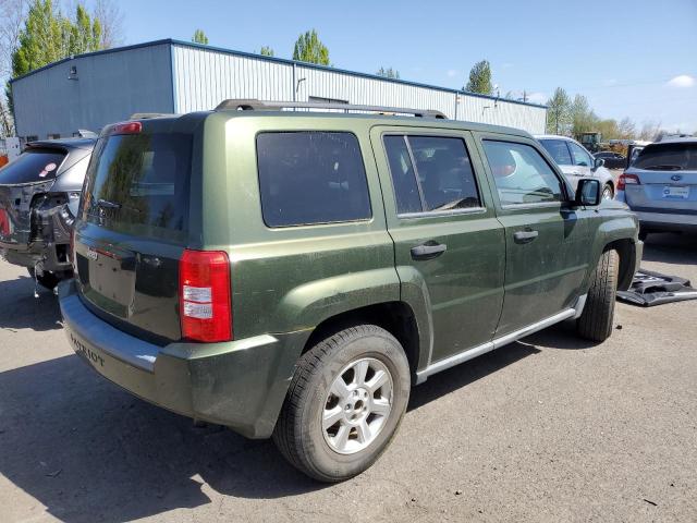 JEEP PATRIOT SP 2008 green  gas 1J8FF28W38D543935 photo #4