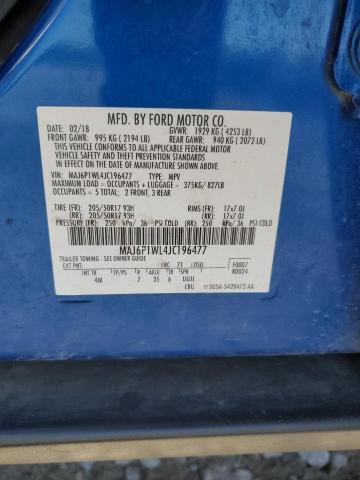 2018 FORD ECOSPORT T - MAJ6P1WL4JC196477