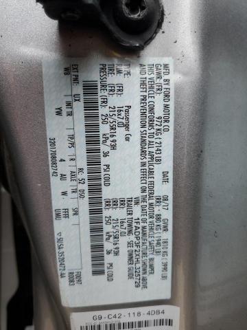 2017 FORD FOCUS SE - 1FADP3F2XHL325729