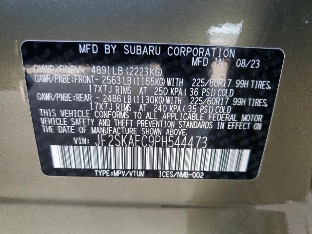 2023 SUBARU FORESTER P - JF2SKAEC9PH544473